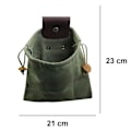 Miniatyrbilde 5 av 8: Lerret Fôring Lomme, Hage Fruktplukking Bag, Sopp