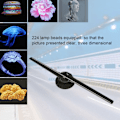 Miniatyrbilde 7 av 8: 3D Hologram Vifte LED Reklame Display Vifte for Forretning Butikk Skilt Bar Fest Reklame Display 100‑240VEU Plugg