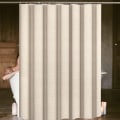 Miniatyrbillede 6 af 6: Imiteret linned polyester vandtæt bruseforhæng og