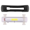 Miniatyrbilde 5 av 7: USB-oppladbart supersterkt LED-sikkerhetsblinkende lys med 3 farger og 7 lysmoduser