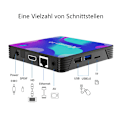 Miniatyrbilde 2 av 5: Android 11.0 TV-boks, Smart Box 2GB RAM 16GB ROM RK3318 Quad-Core 64bit Cortex-A53 2.4GHz/ 5GHz WiFi 100M LAN Enternet 4K UHD Bluetooth 4.0