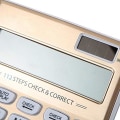 Miniatyrbillede 3 af 7: Standard Funktion Desktop Lommeregner, Solbatteri Dual Power