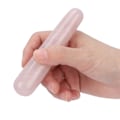 Pikkukuva 5 / 8: Jade-kivimassavipuikko, luonnollinen ruusukvartsi Gua Sha -kaavintahierontaväline