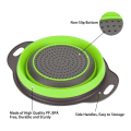 Miniatyrbilde 3 av 6: 3 stk Plassbesparende sammenleggbar filter - sammenleggbar frukt dreneringsbrett,