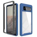 Miniatyrbilde 1 av 4: For Google Pixel 6 Starry Sky Solid Color Series Støtsikkert PC + TPU-deksel Royal Blue