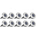 Miniatyrbillede 3 af 7: Udendørs solcellelys, 8 LED-projektør sollampe vandtæt have