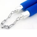 Miniatyrbild 3 av 3: Taekwondo bärbar barns svampgummi nunchaku