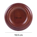 Miniatyrbillede 4 af 8: 4 stk. små fodpuder / 3 stk. store fodpuder massivt træ lodret