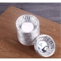 Miniatyrbilde 3 av 5: Onwon 250 stk engangsbakingsfolie cupcake sirkulær egg
