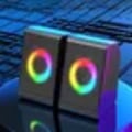 Miniatyrbillede 1 af 5: Højttalere til PC-computer, skrivebordshøjttaler, Rgb-subwoofer