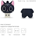 Miniatyrbillede 3 af 7: Sød U-disk 32GB Tegneseriekat U-disk Hukommelsespind USB2.0 Dyredataopbevaring Gave U-disk