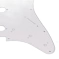 Miniatyrbild 5 av 8: PVC Plektrumskydd för Gitarr 11 Monteringshål Repskyddsplatta SSS Skyddsplatta Ersättning för Strat ST Stil