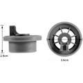 Miniatyrbild 4 av 5: 8 hjul till Siemens Bosch Neff diskmaskin Universal nedre korg hjul,