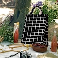 Miniatyrbild 5 av 5: Återanvändbar matkasse Isolerad lunchlåda Canvas Tyg Lunchväska style6