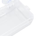 Miniatyrbillede 3 af 5: Krybdyr Foderkop Forhindrer Undslipning Transparent Krybdyr Foderbeholder med Sugekop til Firben Gecko Skægget Agame L