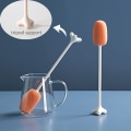 Miniatyrbild 4 av 7: Metulip 2-pack svampflaskborste med stativ 8,6 tum lång