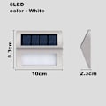 Miniatyrbild 2 av 5: 2-pack solcellslampor för trappsteg, ljusa LED-solcellslampor för staket