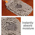 Miniatyrbilde 4 av 5: Vannhåndkle sett Chenille mikrofiber myk kjøkkenhåndkle med stri