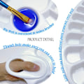Miniatyrbillede 3 af 7: 1Ps Stor Maling Bakke Palet, Plast Maling Palet, Non-Stick Pal