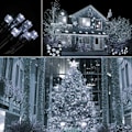 Miniatyrbild 3 av 5: LED String Lights, 72ft 200 LED Fairy Lights, 8 lägen, lågvolta White