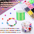 Miniatyrbilde 3 av 5: 0,8 mm flat elastisk armbåndssnor, krystall elastisk snor, brukt til smykkeproduksjon og perling.