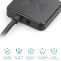 Miniatyrbillede 4 af 8: USB 3.0 til Sata harddisk kabel + amerikansk standard strømforsyning