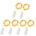 Miniatyrbilde 3 av 7: Eventyrlige lyslenker, 6-pakning 7ft 20 LED stjernelys CR2032 Batt