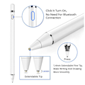 Miniatyrbillede 2 af 6: Aktiv stylus pen kompatibel med iOS&Android touchskærme, blyant med dobbelt touch-funktion