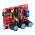 Miniatyrbild 5 av 8: 2 st Signalgenerator Kit Sinus Triangel Fyrkant Utgång 1Hz‑1MHz 9‑12V DC Ingång Funktionssignalgenerator med Fodral
