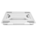 Miniatyrbild 7 av 7: Ergonomiskt Laptopställ, Justerbar Höjd för Skrivbord, Silverfärgat Hopfällbart Notebook-stöd, Perfekt för 10-17 Tums Laptops, Förbättrar Hållningen och