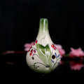 Miniatyrbillede 5 af 6: 6-huls ocarina, alt C, glaseret keramik, smukt design, gaveidé