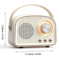 Pikkukuva 2 / 5: Retro Bluetooth-kaiutin, langaton vintage-kaiutin, ulkotilojen langaton kannettava Bluetooth-kaiutin