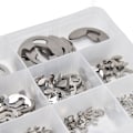 Miniatyrbillede 4 af 8: 400 stk. E-klips Circlips Sikringsringe 604 Rustfrit Stål Sortiment Sæt Kit til Lejer