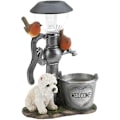 Miniatyrbillede 1 af 5: LOST Solcelledyr Figur til Haven, Dolar Lampe, Udendørs, Egern, Havefigurer i Kunstharpiks til Haveklatring, Terrasse, Havearbejde, Soldekoration A
