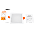 Miniatyrbilde 2 av 3: Milight 9W RGB+CCT Dimbar LED Panel Downlight Innfelt Tak WiFi Lyspære Lampe