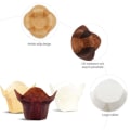 Miniatyrbillede 3 af 6: Bagepapir Cupcake & Muffinforme Pakke med 250 | Fedt