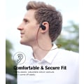 Miniatyrbillede 5 af 6: Brusreducerende Bluetooth-headset, nakkebånd, rød
