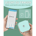Miniatyrbillede 2 af 6: Bluetooth-etiketprinter, mærkningsenhed selvklæbende kompatibel med iOS Android, bærbar mini-etikettenhed til hjemmekontor skoleetikettering