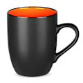 Miniatyrbilde 1 av 5: 400 ml kaffekopp, matt svart porselenskopp keramiske drikkekopper for kaffe, te, juice, kakao