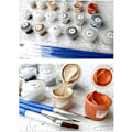Miniatyrbild 4 av 5: Kreativ Måla efter nummer-kit för vuxna, Akrylfärger Set Linne Canvas Gör-det-själv Konstkit för heminredning (16X20 tum)