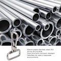 Miniatyrbillede 8 af 8: 5 stk. Snap Hooks 304 Rustfrit Stål Metal Clips til Nøglering Forbindelse Hundeline Halsbånd 29mm