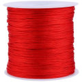 Miniatyrbild 1 av 6: GLOGLOW 20 färger 100 m x 0,8 mm Rattail Satin Nylon Trim