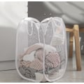 Miniatyrbild 3 av 7: Bud Mesh Pop up Tvättkorg, Bärbar Hopvikbar Kläder