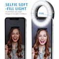 Miniatyrbillede 8 af 8: Selfie-lys, Selfie-lys til mobil, Ringlys til mobil, 40 LED