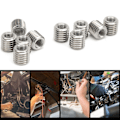 Miniatyrbillede 1 af 8: 10 stk. Gevindindsatser Han Hun Reducerende Møde Stainless Steel Reparationsværktøj Hardware