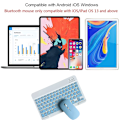 Pikkukuva 3 / 5: Yhdistetty Bluetooth-näppäimistö ja hiiri - Android Windows /iPad iOS