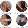 Miniatyrbillede 3 af 7: Ægte Bone Folder 2 stk Læderværktøj Scoring Folding Creasing