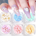 Miniatyrbild 5 av 5: Blomspikdekorationer för nagelkonst, 3D nagelblommor strass