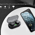 Miniatyrbilde 5 av 5: Y60 digitalt display sports in-ear Bluetooth-hodetelefoner
