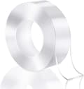 Dubbelsidig nanotejp transparent 1m längd transparent